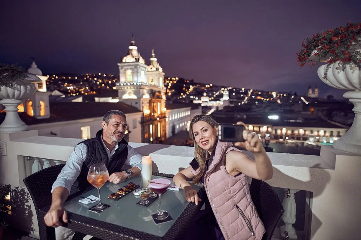 Casa Gangotena's rooftop